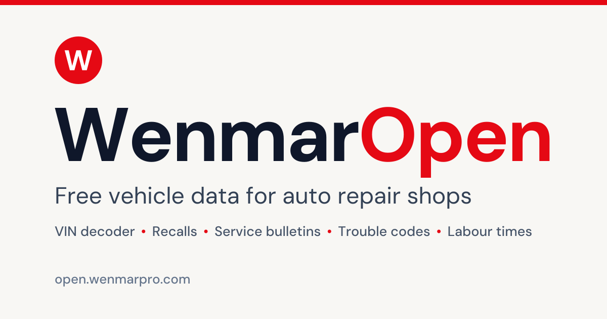 Wenmar Open — I made a free #api to decode vehicle vins, it can also search for vehicle info. It was…